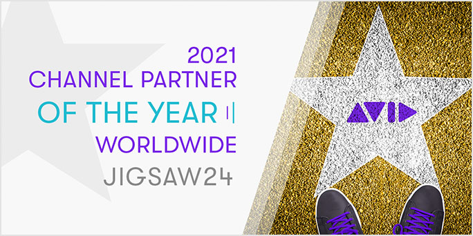 2021 Avid Channel Partner of the Year Award goes to Jigsaw24