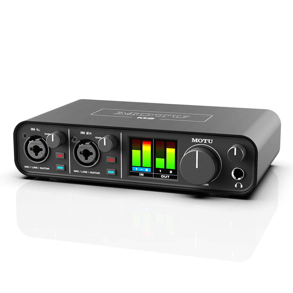 MOTU M2 USB-C 2-in / 2-out Audio Interface with MIDI | Jigsaw24