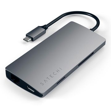 Satechi USB-C Multiport 4K Adapter with Ethernet V2 - Space Grey image 2
