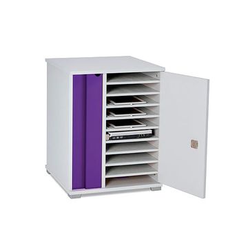 LapCabby Lyte Single 10 Bay 1:1 Device Store and Charge Cabinet image 1