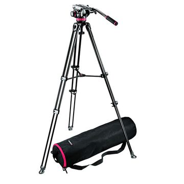 Manfrotto 502 Pro Video Kit with Telescopic Twin Leg  image 1