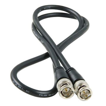 0.5M BNC PLUG TO BNC PLUG COAX CABLE WITH BOOTS_ image 1