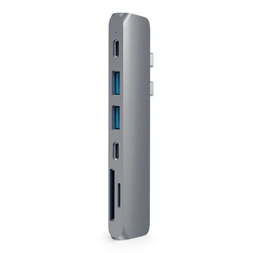 Satechi USB-C Thunderbolt 3 Pro 4K HDMI Hub - Space Grey for MBP 13/15 image 1