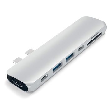 Satechi USB-C Thunderbolt 3 Pro 4K HDMI Hub - Silver for MBP 13/15" image 2