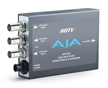 AJA HD10CEA SDI/HD-SDI To Analogue AV Convertor image 1