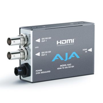 AJA HA5 HDMI to SDI/HD-SDI Video and Audio Converter image 1