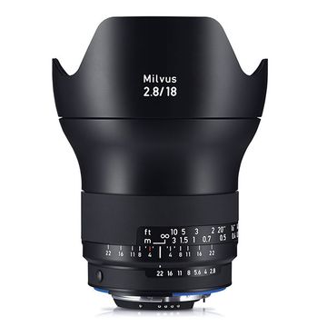 Carl Zeiss 18mm f2.8 Milvus ZE Lens Canon EF Mount image 1