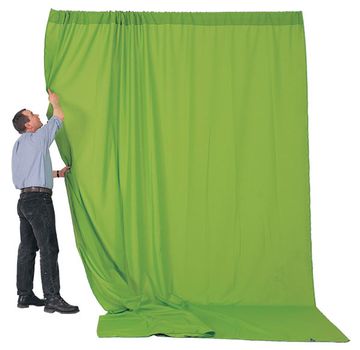 Lastolite 3 x 3.5m Blue/ Green Chromakey Curtain  image 1