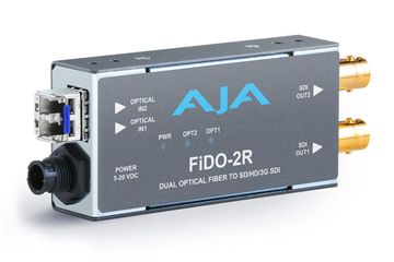 AJA FIDO-2R Dual Channel Optical Fibre to HDSDI Converter image 1