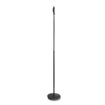 Gravity Straight Microphone Stand, Round Base, One Handed Clutch image 1