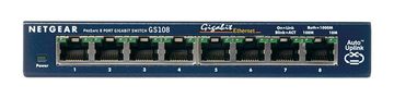 Netgear ProSAFE GS108 8-Port Desktop Gigabit Ethernet Unmanaged Switch image 1