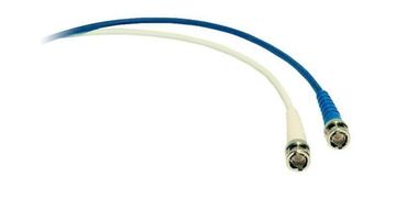 15M BNC M-M VASB20 Blue Cable with Silver BNC Connectors image 1