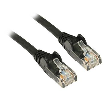 2 Metre Cat5e RJ-45 to RJ-45 Black Ethernet Patch Cable image 1