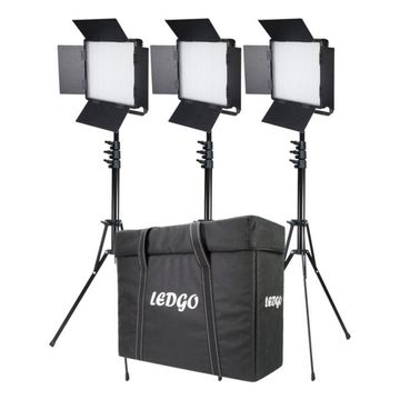 Datavision Ledgo 900 3 Light Bicolour Location Lighting Kit image 1