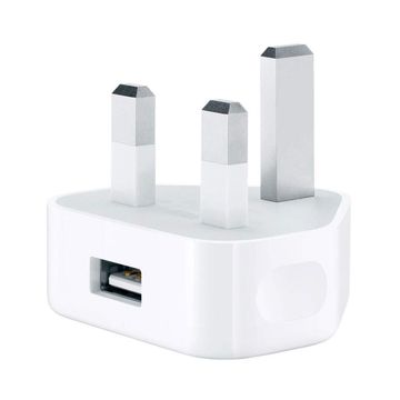 Apple 5W USB Power Adapter UK plug no cable - iPhone, iPod & iPad mini image 1