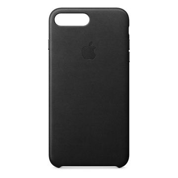 Apple iPhone 7 and 8 Plus Leather Case - Black image 1