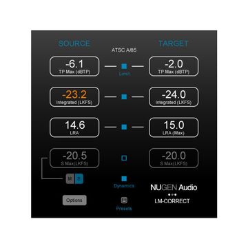 Nugen Audio LM-Correct 2 Loudness Correction Plug-In (AudioSuite/RTAS) image 1