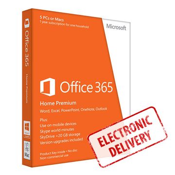 Microsoft Office 365 Home 1 Year Subscription image 1