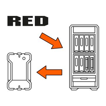 G-Technology Evolution Series Ingest & Backup Bundle - RED MINI-MAG image 1