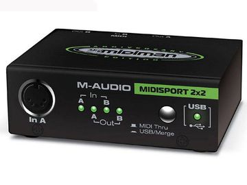 M-Audio Midisport 2x2 2-in 2-out USB MIDI Interface image 1