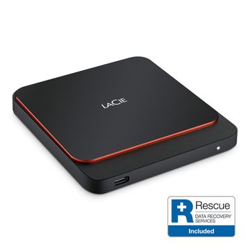 LaCie 500GB USB-C High Performance External Portable SSD Drive image 2