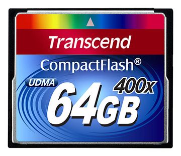Transcend 64GB 400x CompactFlash Memory Card image 1