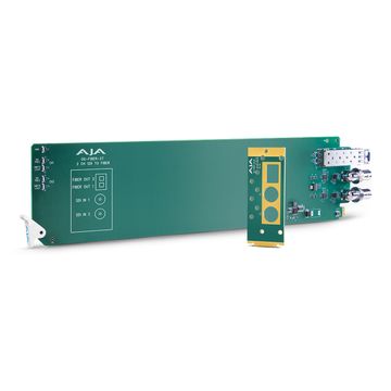 AJA openGear 2-Channel 3G-SDI to Multi-Mode LC Fiber Transmitter image 1