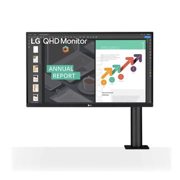 LG 27QN880 27" QHD Ergo IPS Monitor with USB Type-C image 1