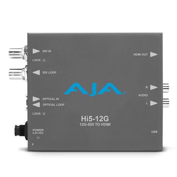 AJA Hi5-12G 12G-SDI to HDMI 2.9 Converter image 1