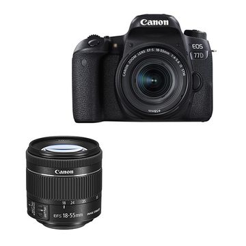 Canon EOS 77D DSLR Camera with 18-55mm IS STM Lens image 1