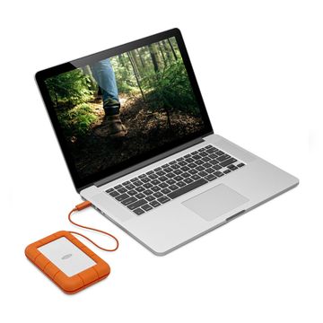 LaCie Rugged SECURE 2TB 256-BIT AES Encrypted All-Terrain Hard Drive image 6