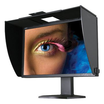 NEC 30" SpectraView 302 Reference Widescreen Display with Hood - Black image 1